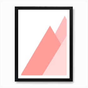 Pink Mountain Art Print