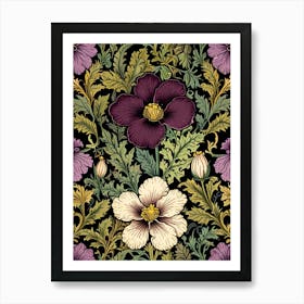 William Morris Floral Wallpaper 3 Art Print