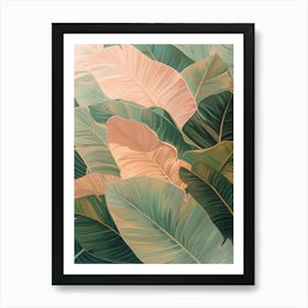 Tropical Leaves 57 Art Print