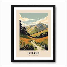West Highland Way Ireland 2 Vintage Hiking Travel Poster Art Print