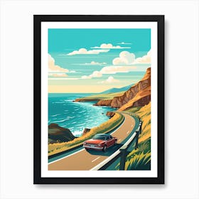 A Hammer In Causeway Coastal Route Illustration 3 Art Print