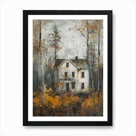 Old House In The Woods 1 Art Print