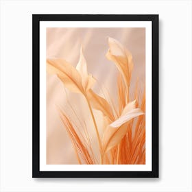 Boho Dried Flowers Heliconia 4 Art Print