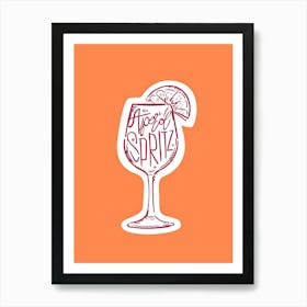 Alcoholic Spritz Affiche