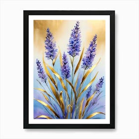 Lavender Flowers Art Print