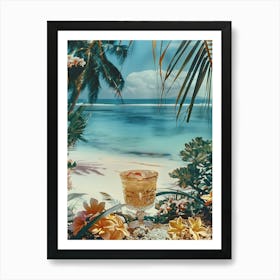 Cocktail Hour On The Beach Art Print