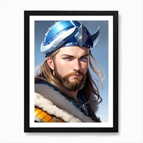 Viking Warrior 3 Art Print