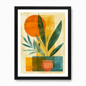 Plant In A Pot 1 Art Print