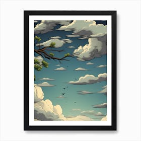 Sky And Clouds Art Print