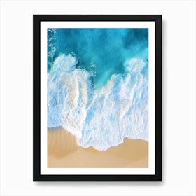 Aerial View Of A Beach 36 Art Print