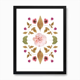 Floral Collage 2 Art Print