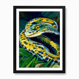 Beaked Sea Snake Painting Art Print