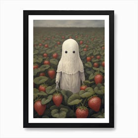 Ghost In The Strawberry Field Art Print