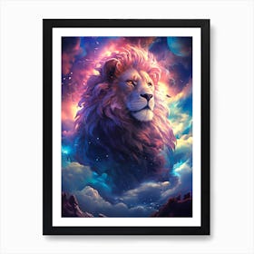 Lion In The Sky 8 Art Print