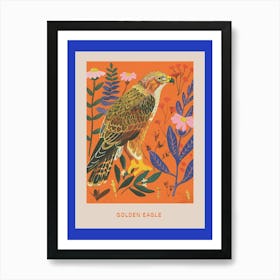 Spring Birds Poster Golden Eagle Art Print