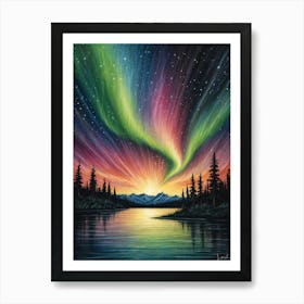 Aurora Borealis 2 Art Print