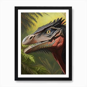 Eotyrannus 1 Illustration Dinosaur Art Print