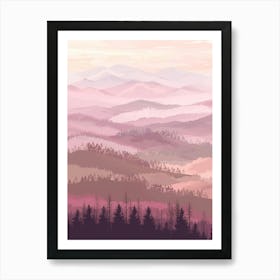 Smoky Mountains 6 Art Print