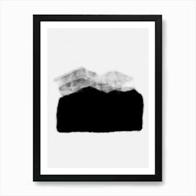 'Black Mountain' Art Print