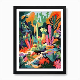 Desert Botanical Gardens Usa Painting 4 Art Print