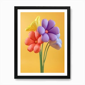 Dreamy Inflatable Flowers Lilac 4 Art Print