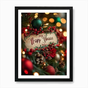 Happy New Year 144 Art Print