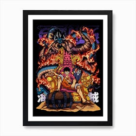 One Piece Anime Poster 18 Art Print