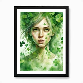 Shamrock Girl Poster