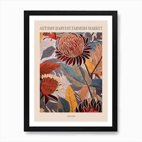 Fall Botanicals Aster 1 Poster Art Print