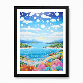 An Oil Painting Of Whitsunday Islands Australia 1 Art Print