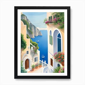 Amalfi Coast Art 1 Art Print