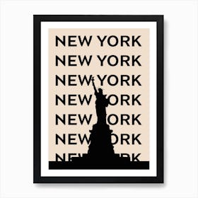 New York Statue Of Liberty Art Print