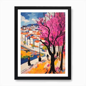 Santander Spain 5 Fauvist Painting Art Print