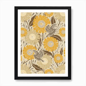 Golden Sunshine Summer Art Print