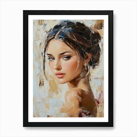 Portrait Of A Woman 6 Art Print