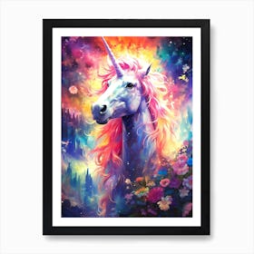 Unicorn Painting Art Print