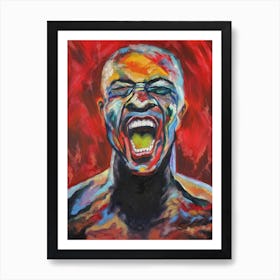 Screaming Man Art Print