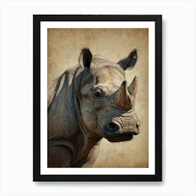 Rhinoceros 1 Poster