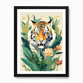 Tiger In The Jungle 39 Art Print