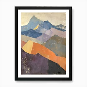 Mountain Range 1 Art Print