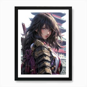 Samurai Girl 13 Art Print