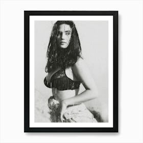 Jennifer Connelly Painted Art Print