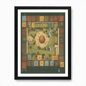 Game Of The Childhood. Art Print