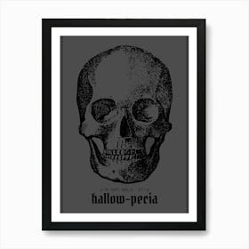 Bald Skull Humor Art Print