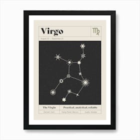 Virgo Constellation Art Print