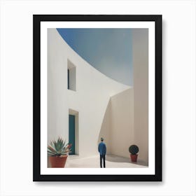 White Walls Art Print