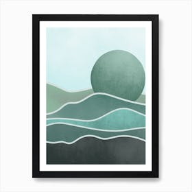 Mountains Wall Print Boho Art Art Print