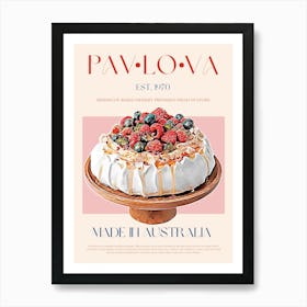 Pavlova Mid Century Art Print