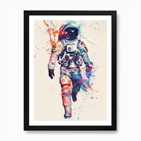 Astronaut Canvas Print 6 Art Print