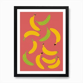 Banana Harvest Art Print